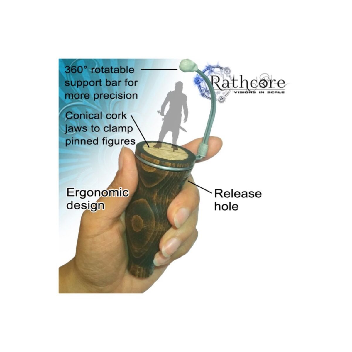 Rathcore - Miniature Grip V;3 Dark (70mm) - Pre-Order