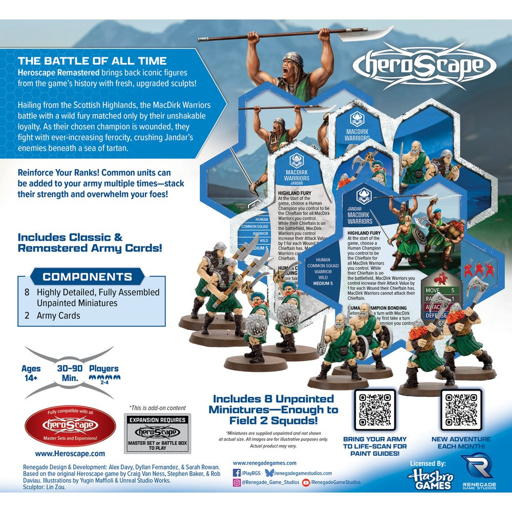 Heroscape - MacDirk Warriors Remastered Army Expansion