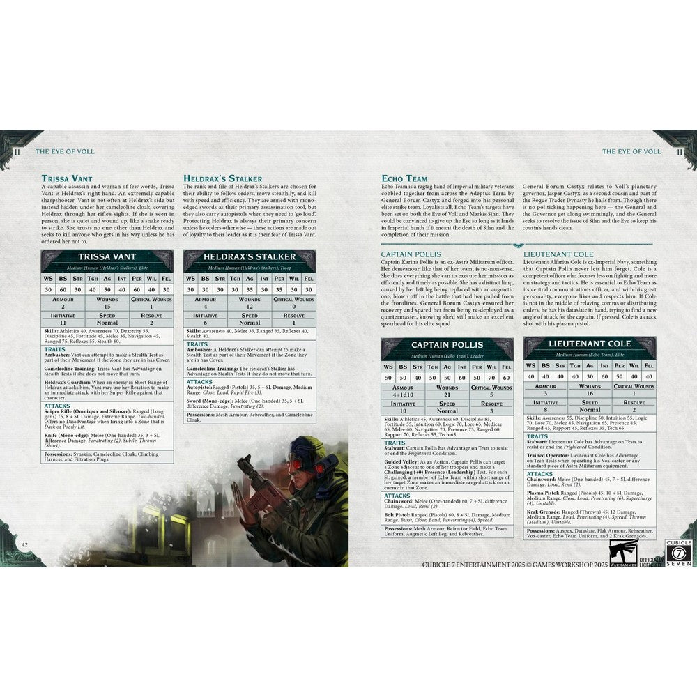 WH40K Imperium Maledictum Voll Adventures