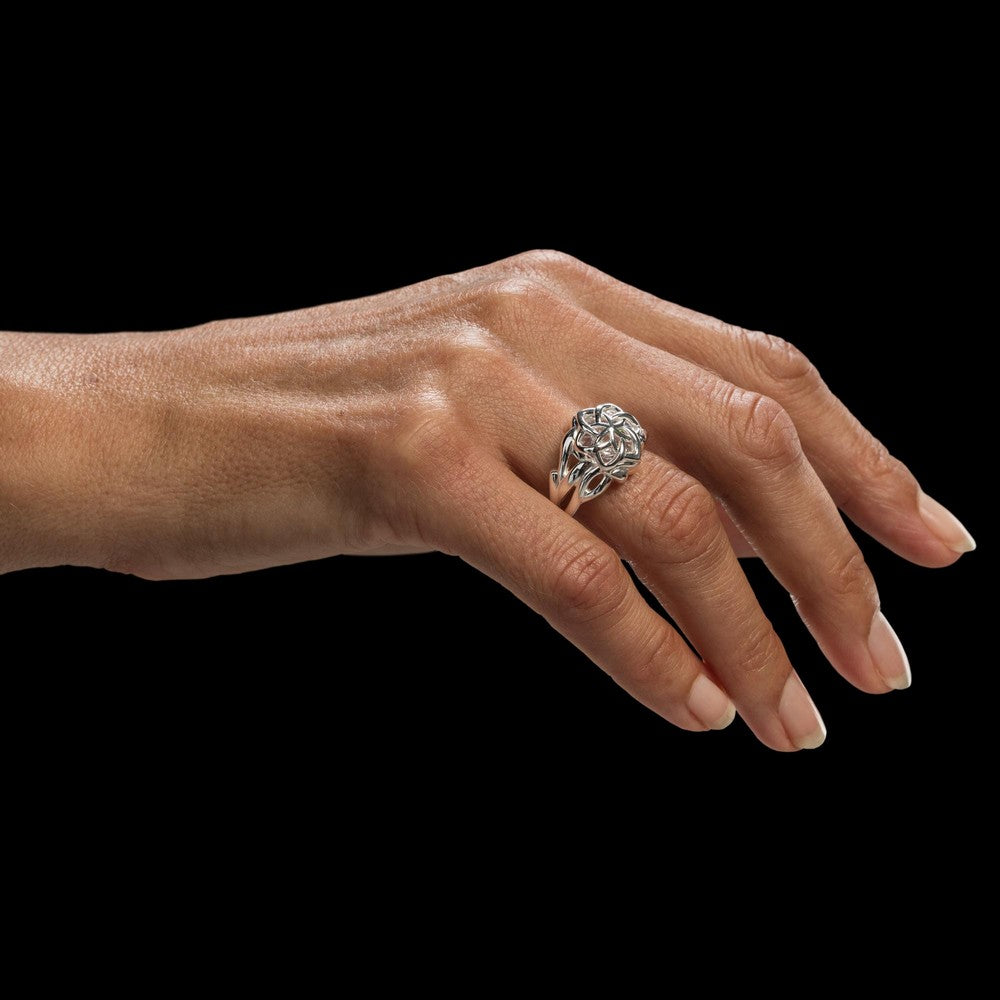 WETA - The Lord of the Rings Trilogy - The Ring of Galadriel - Sterling Silver Size 9.25