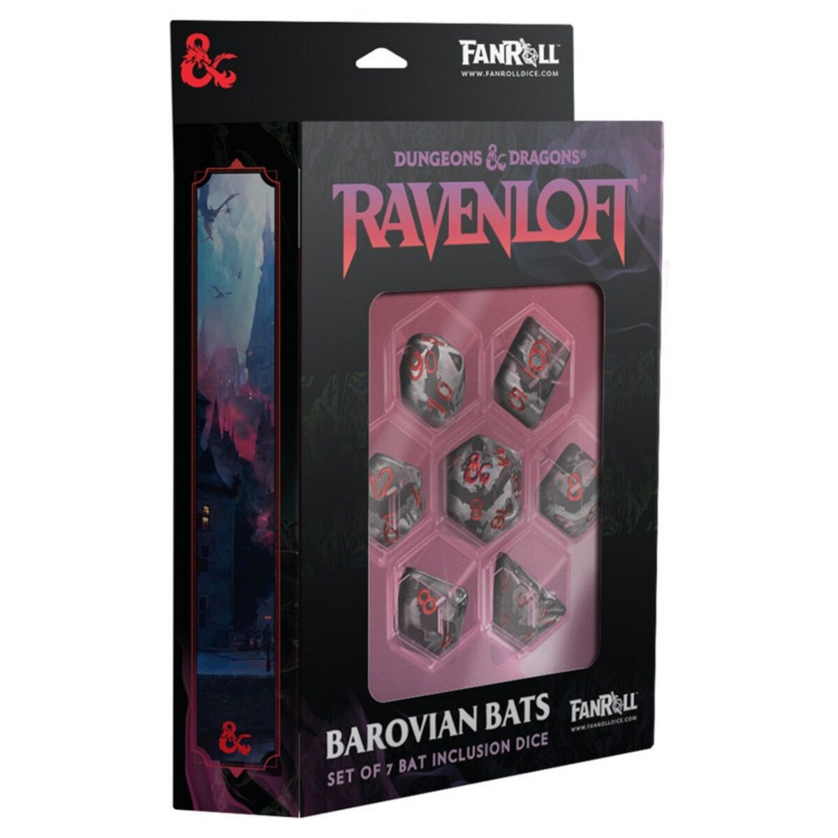 Fanroll: D&D Ravenloft Inclusion Dice Set: Bats - Pre-Order