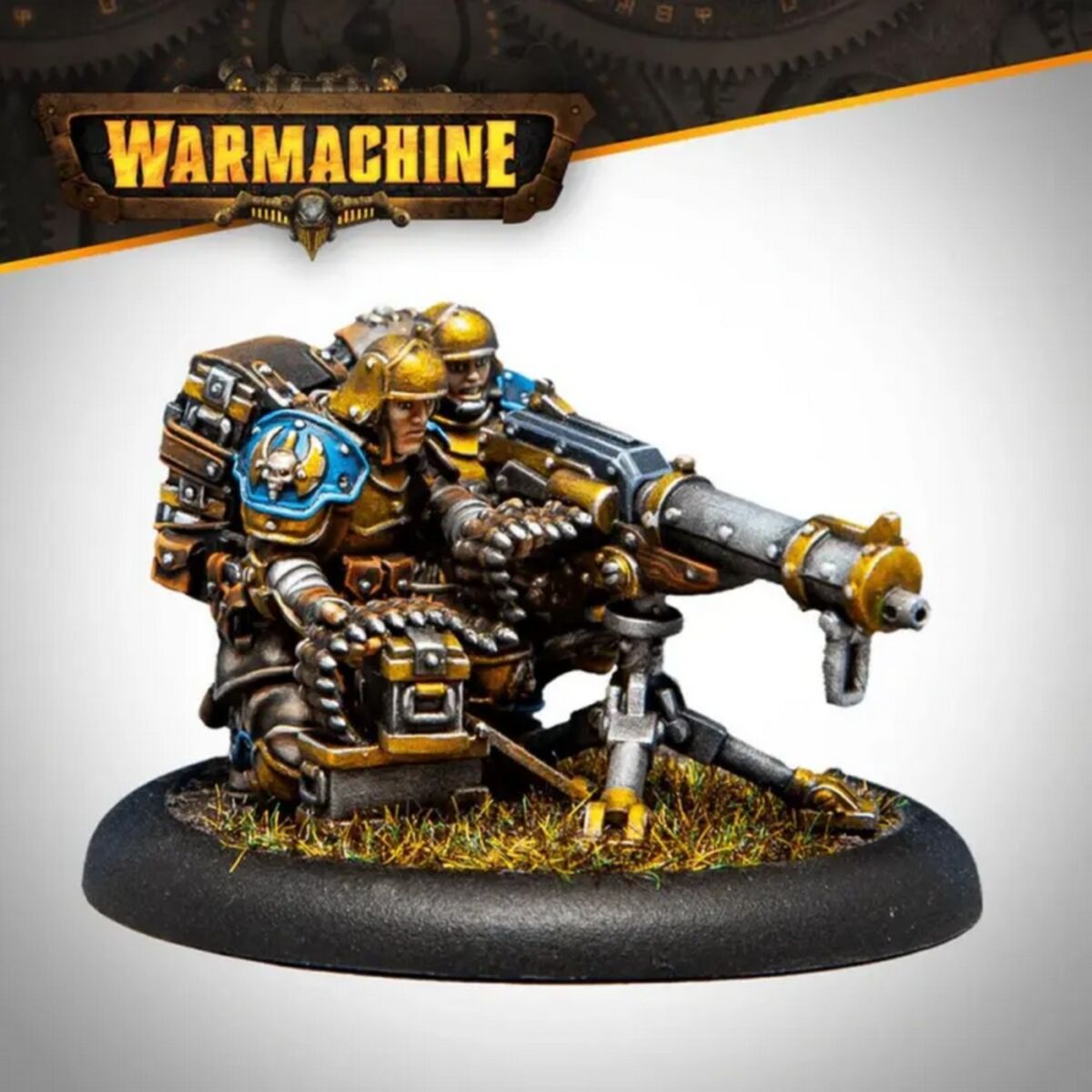 Warmachine Direct Cygnar Gravediggers Heavy Machinegun Crew - Pre-Order