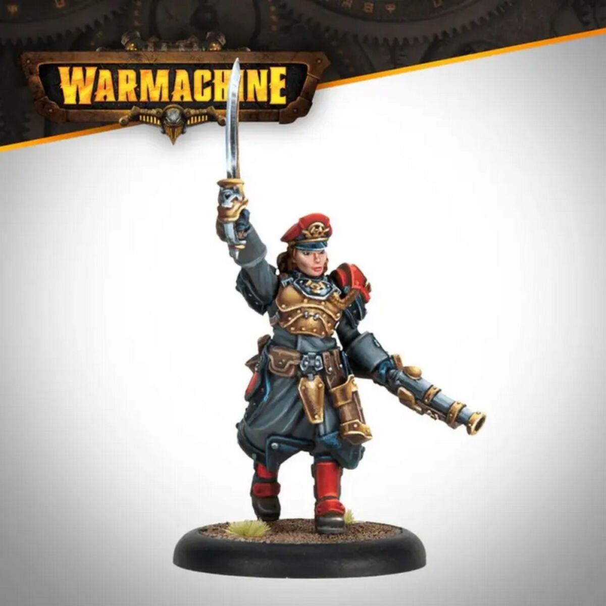 Warmachine Direct Khador Winter Korps Winter Korps Officer - Pre-Order