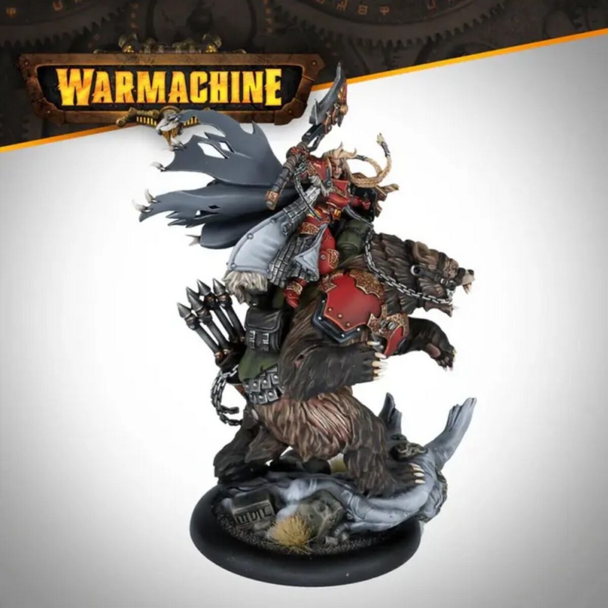 Warmachine Direct Khador Winter Korps Kapitan Yana Kovoskiy - Pre-Order