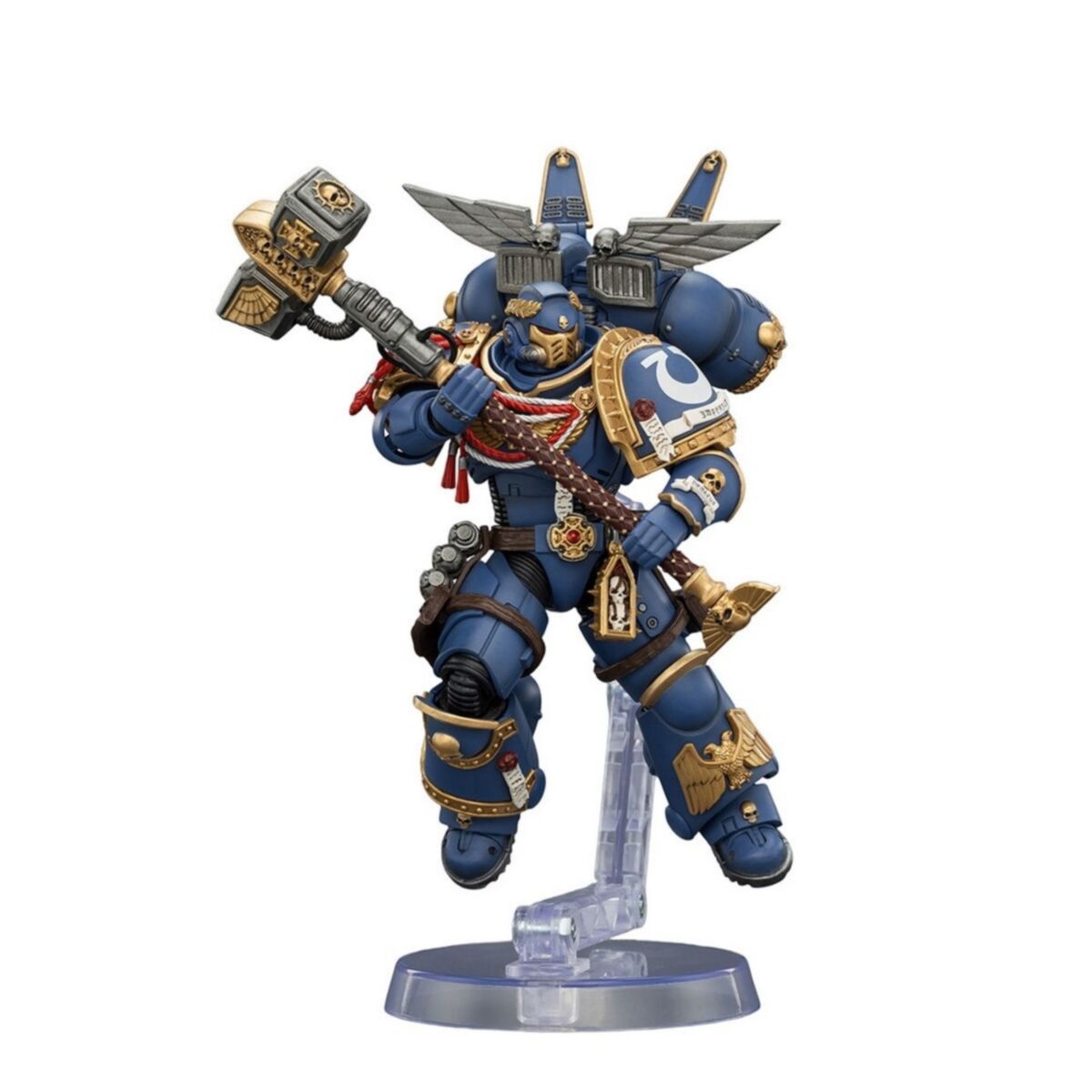 Warhammer Collectibles: 1/18 Scale Game Edition Ultramarines Assault Intercessor with Jump Pack - Pre-Order