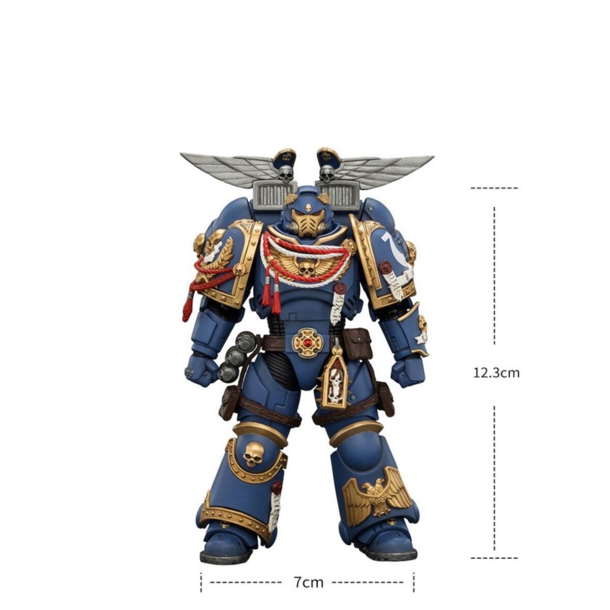 Warhammer Collectibles: 1/18 Scale Game Edition Ultramarines Assault Intercessor with Jump Pack - Pre-Order