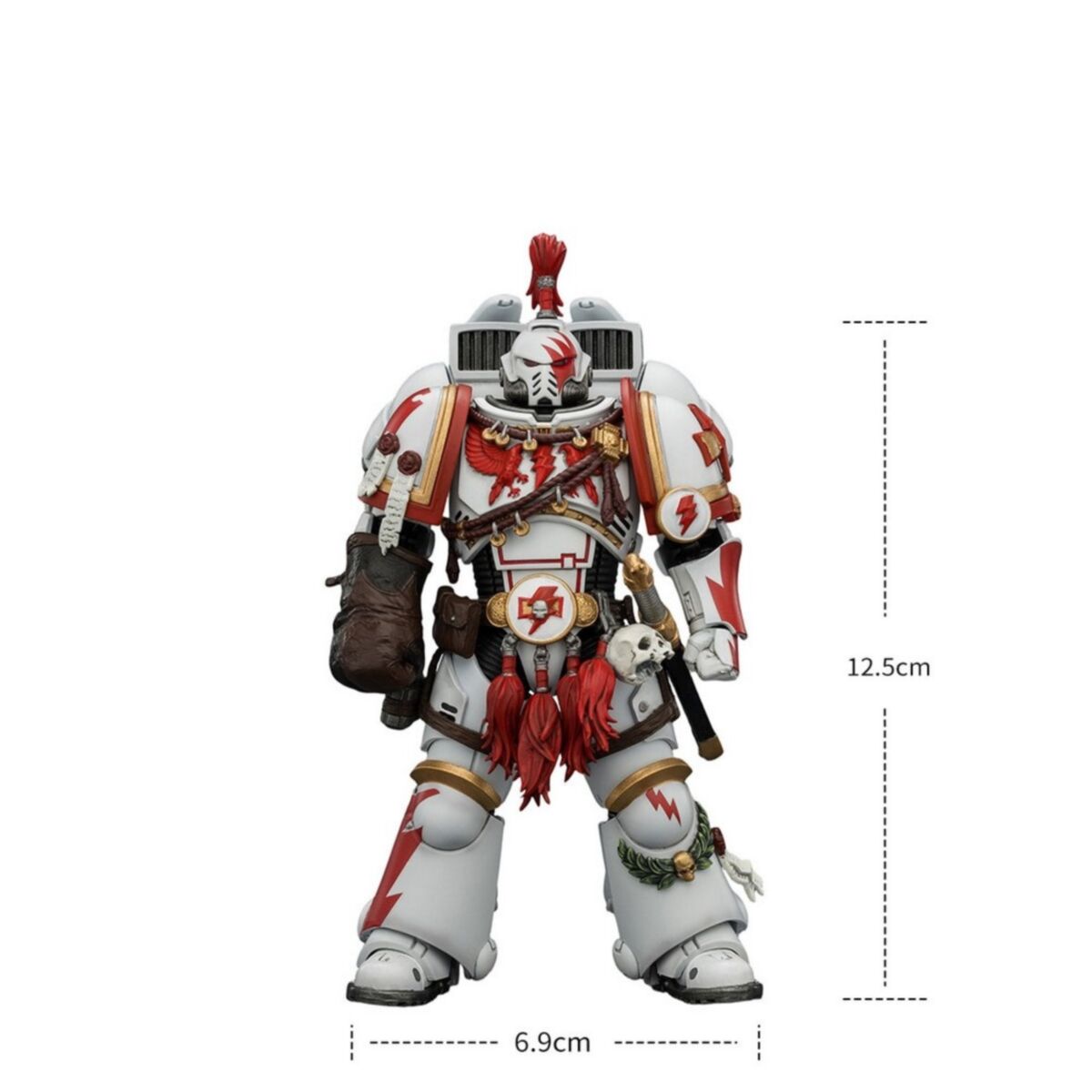 Warhammer Collectibles: 1/18 Scale Game Edition White Scars Assault Intercessor Champion - Pre-Order