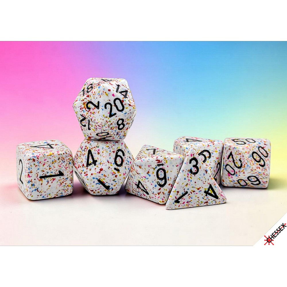 CHX 25321 Speckled Birthday Polyhedral 7-Dice Set
