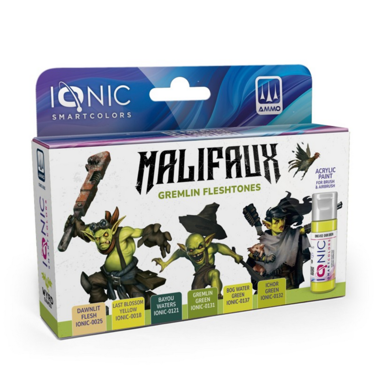IONIC SMART - Set Malifaux Gremlin Fleshtones Paint Set - Pre-Order