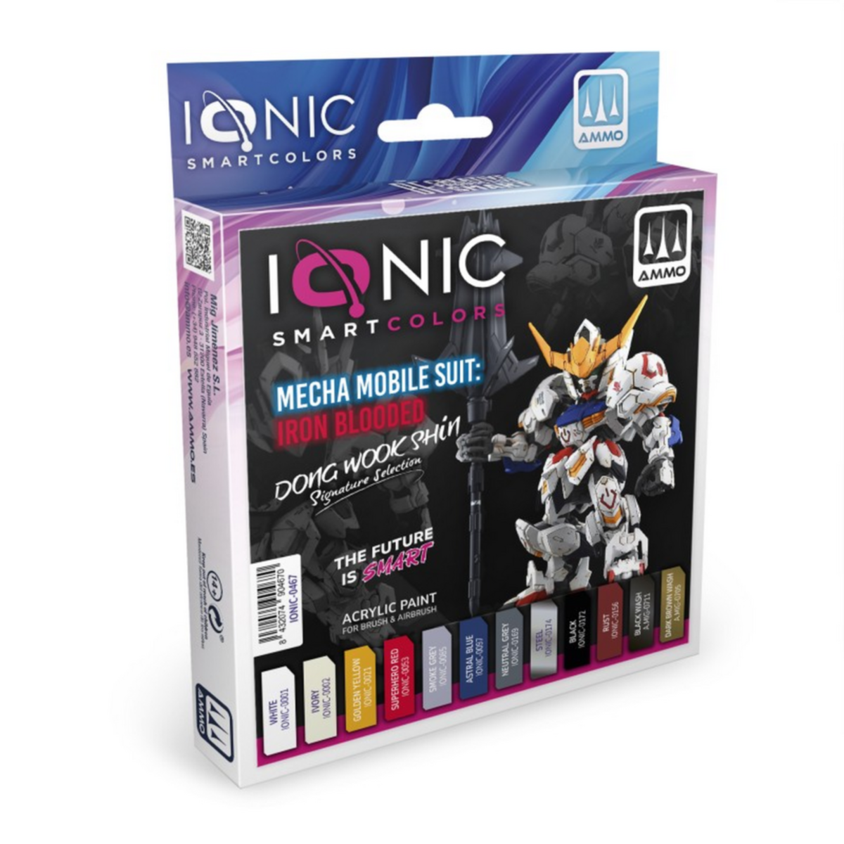 IONIC SMART - Mecha Mobile Suit: Iron Blood by Dong Wook Shin Paint Set - Pre-Order