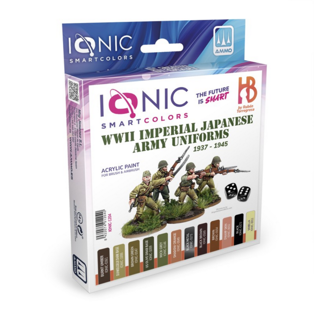 IONIC SMART - WWII Imperial Japanese Army Uniforms 1937-1945 Paint Set - Pre-Order