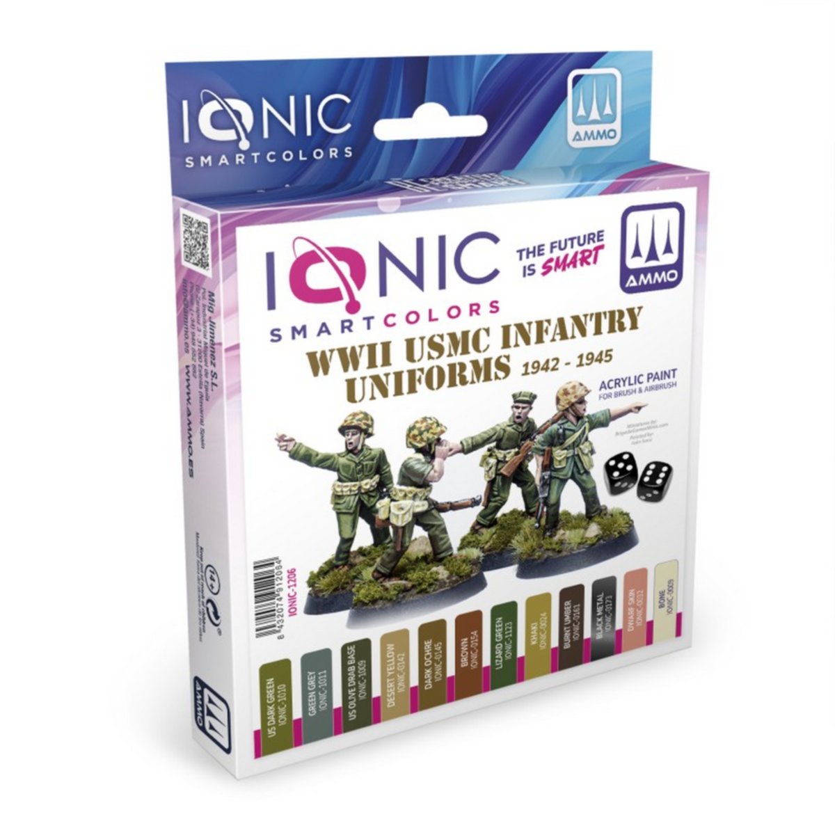 IONIC SMART - WWII USMC Infantry Uniforms 1942–1945 Paint Set - Pre-Order