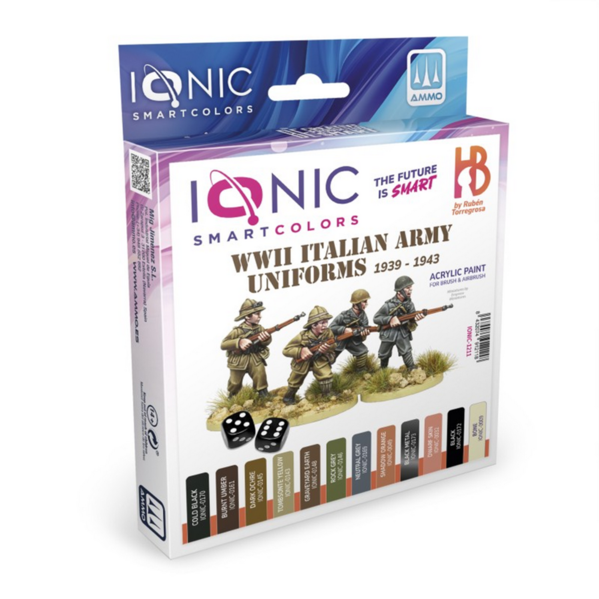 IONIC SMART - WWII Italian Army Uniform 1939-1943 Paint Set - Pre-Order