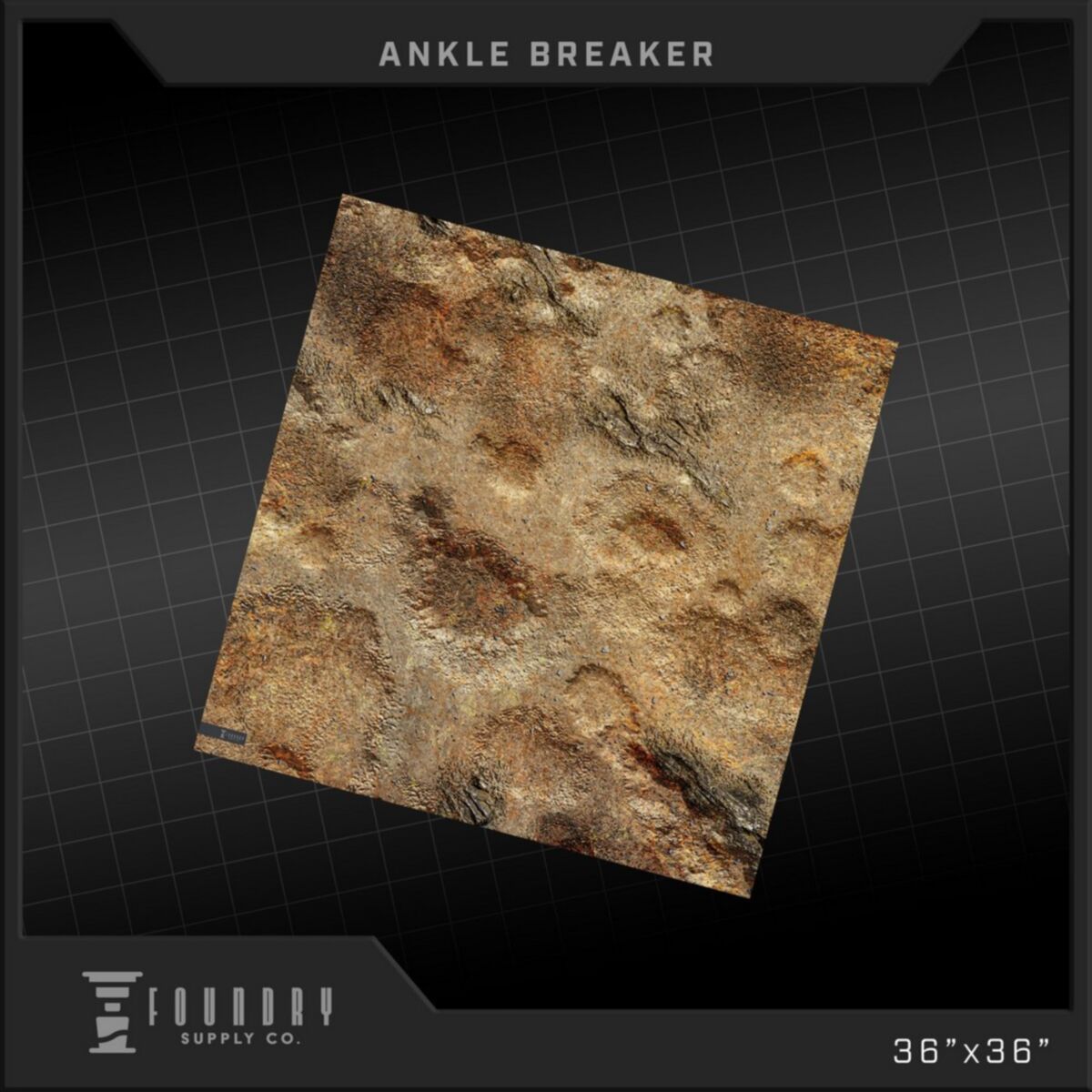 Foundry Supply - BattleMat - Ankle Breaker (36""x36"") - Pre-Order