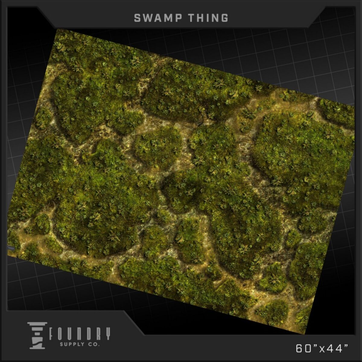 Foundry Supply - BattleMat - Swamp Thing (44""x60"") - Pre-Order