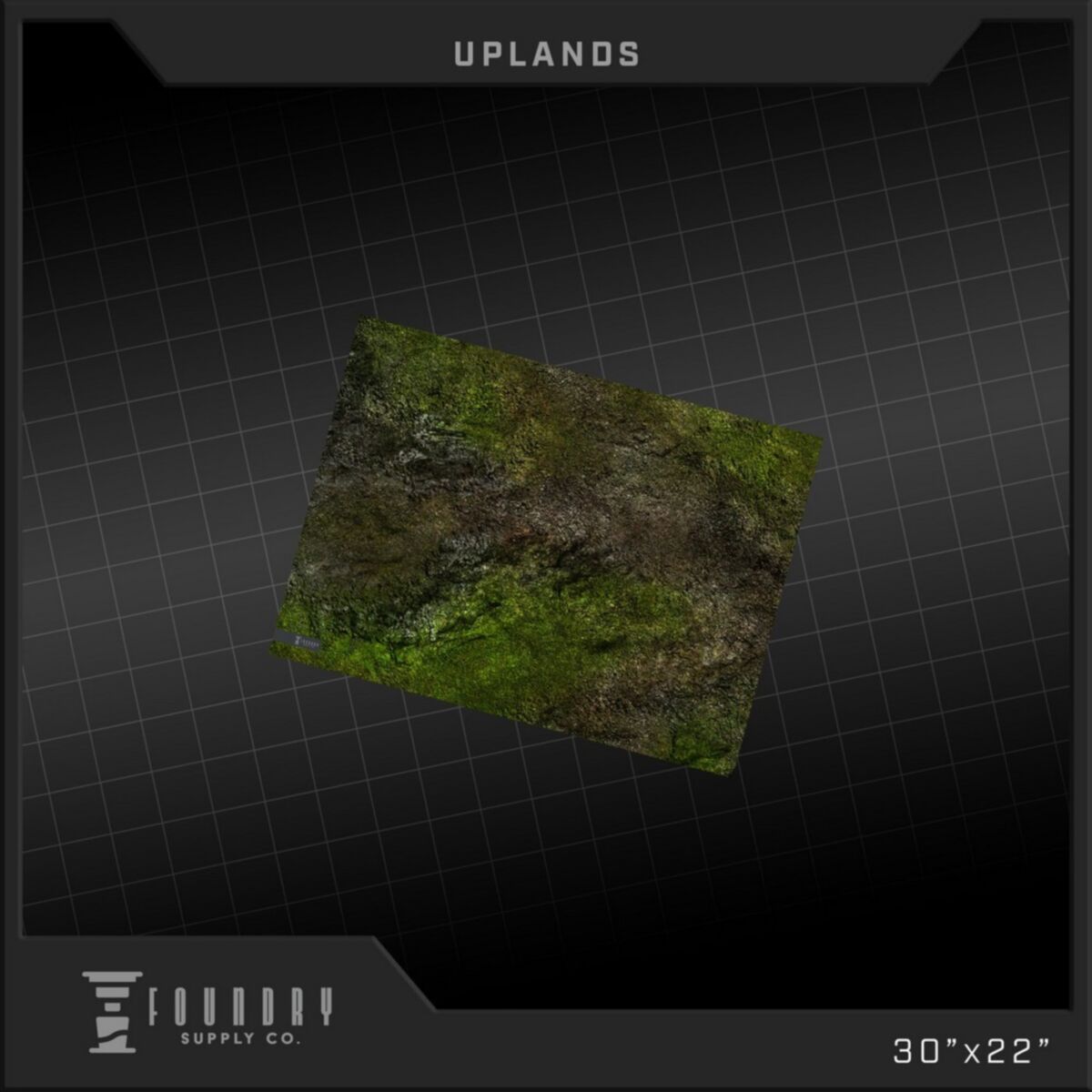 Foundry Supply - BattleMat - Uplands (22""x30"") - Pre-Order