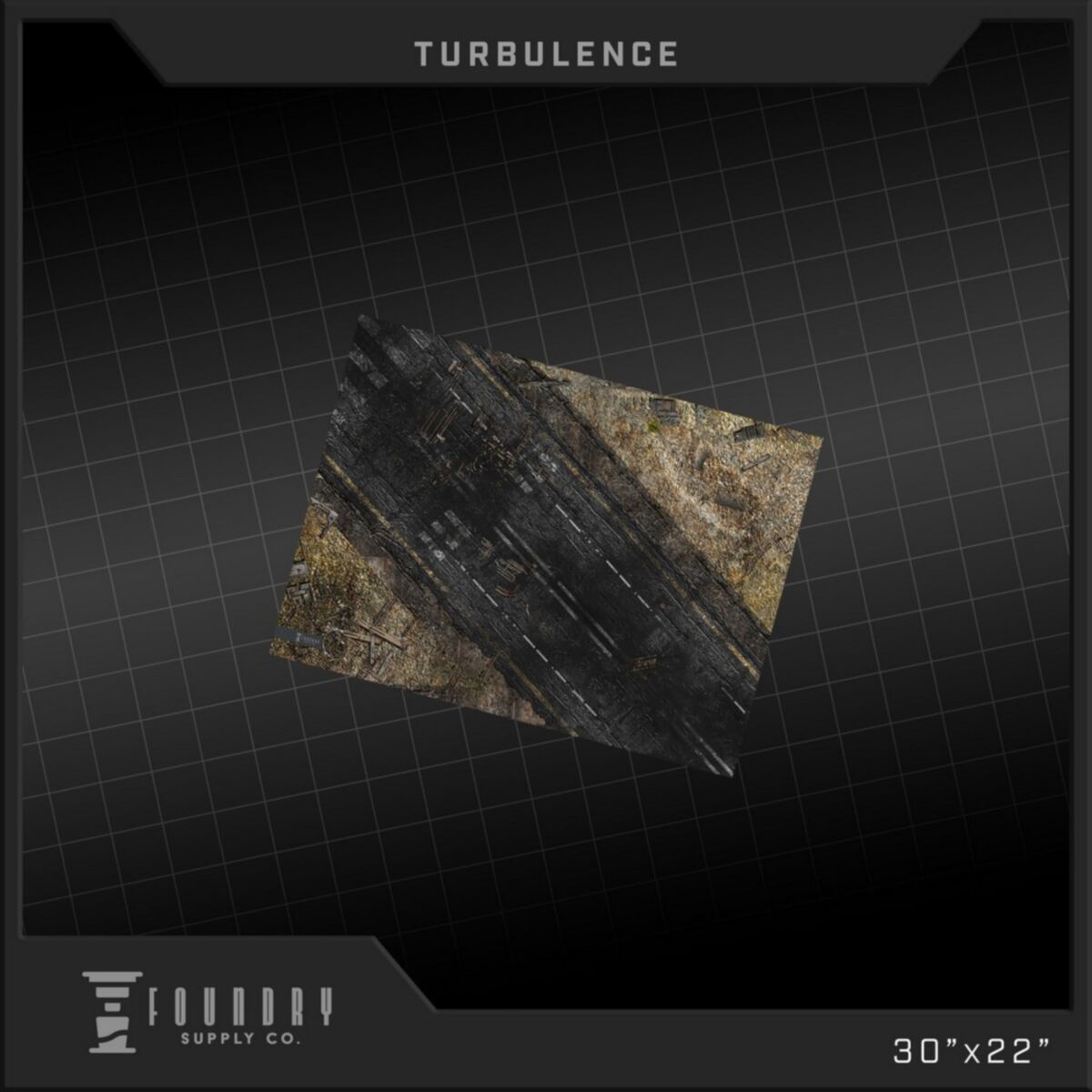 Foundry Supply - BattleMat - Turbulence (22""x30"") - Pre-Order