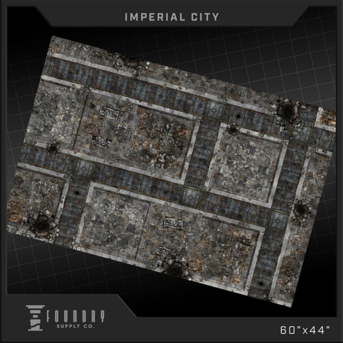 Foundry Supply - BattleMat - Imperial City (44""x60"") - Pre-Order
