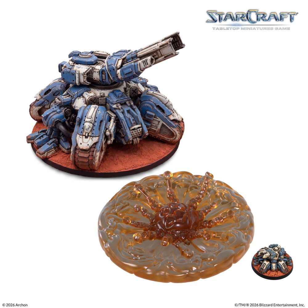 Starcraft Miniatures Games: Terran - Siege Tank - Expansion Set - Pre-Order