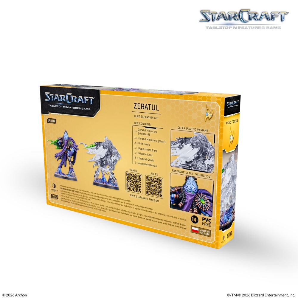 Starcraft Miniatures Games: Protoss - Zeratul - Hero Expansion Set - Pre-Order