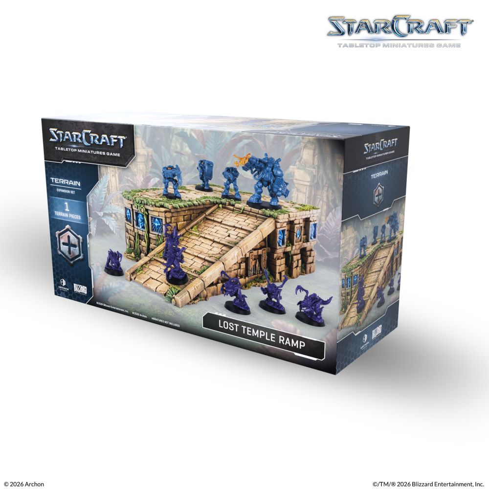 Starcraft Miniatures Games: Lost Temple Ramp - Terrain Expansion Set - Pre-Order