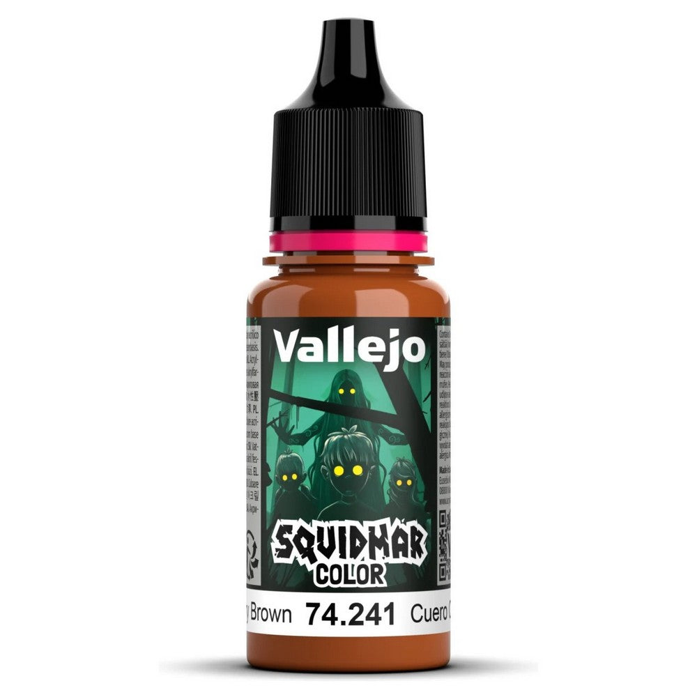 Vallejo - Squidmar Color 241 - Leathery Brown 18 ml - Pre-Order