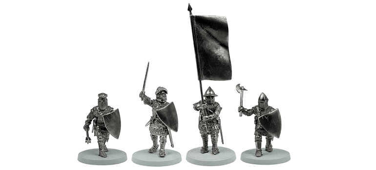 V&V Metal Miniatures - English Medieval Knights