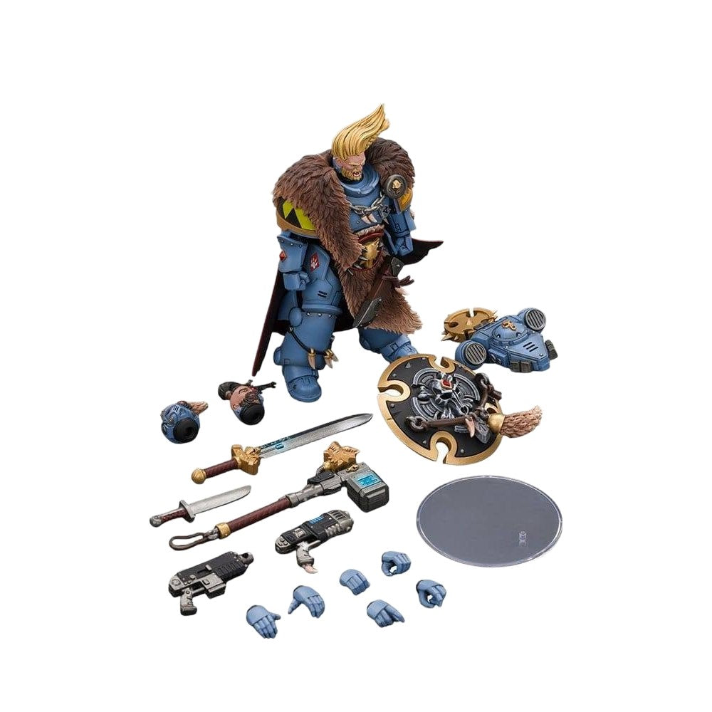 Warhammer Collectibles: 1/18 Scale Space Wolves Wolf Guard Battle Leader with assorted Weapons - Pre-Order