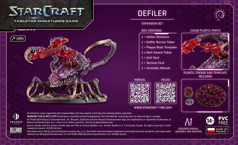 Starcraft Miniatures Games: Zerg - Defiler - Pre-Order (Wave 3)
