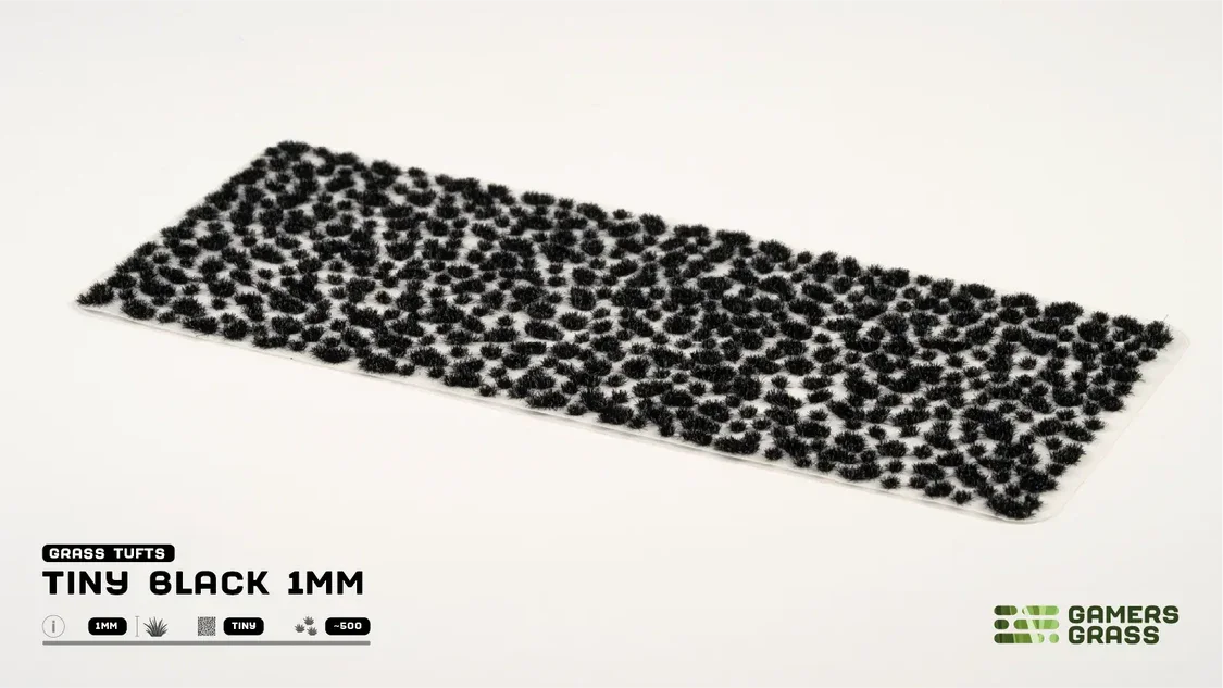Gamers Grass - Tiny Black (1mm)