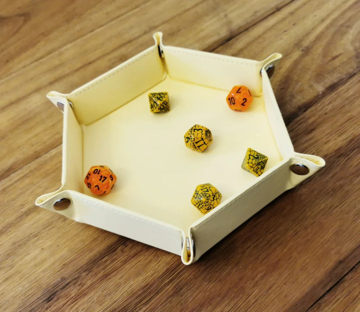LPG Essentials Hex Dice Tray 6" Yellow