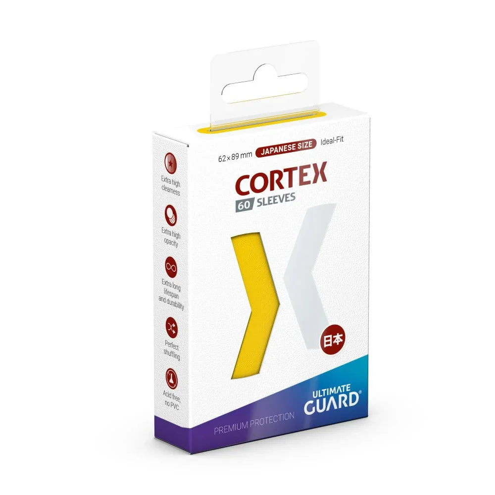 Ultimate Guard: Japanese Size Sleeves – Cortex – Yellow