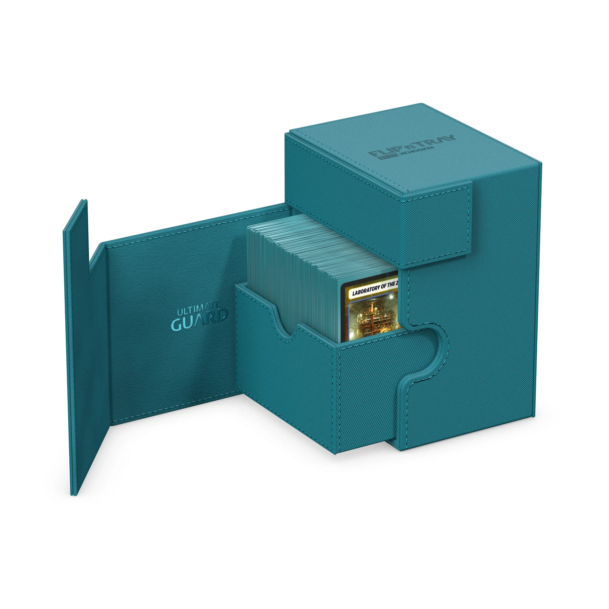Ultimate Guard: Deck Box – XenoSkin Flip'n'Tray 133+ – Petrol