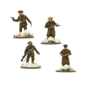 Bolt Action - British & Canadian Infantry (Winter) Platoon Commanders