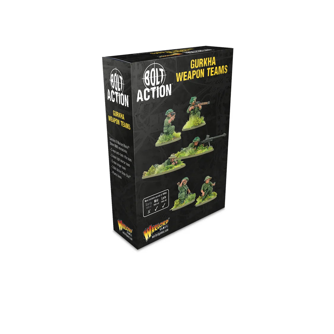 Bolt Action - Gurkha Weapon Teams - PRE ORDER