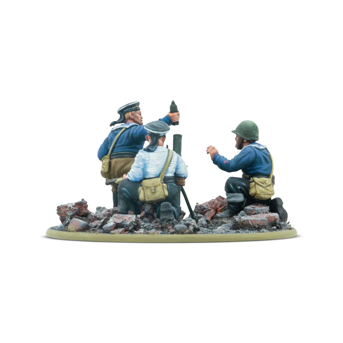 Bolt Action - Soviet Naval Brigade Medium Mortar Team