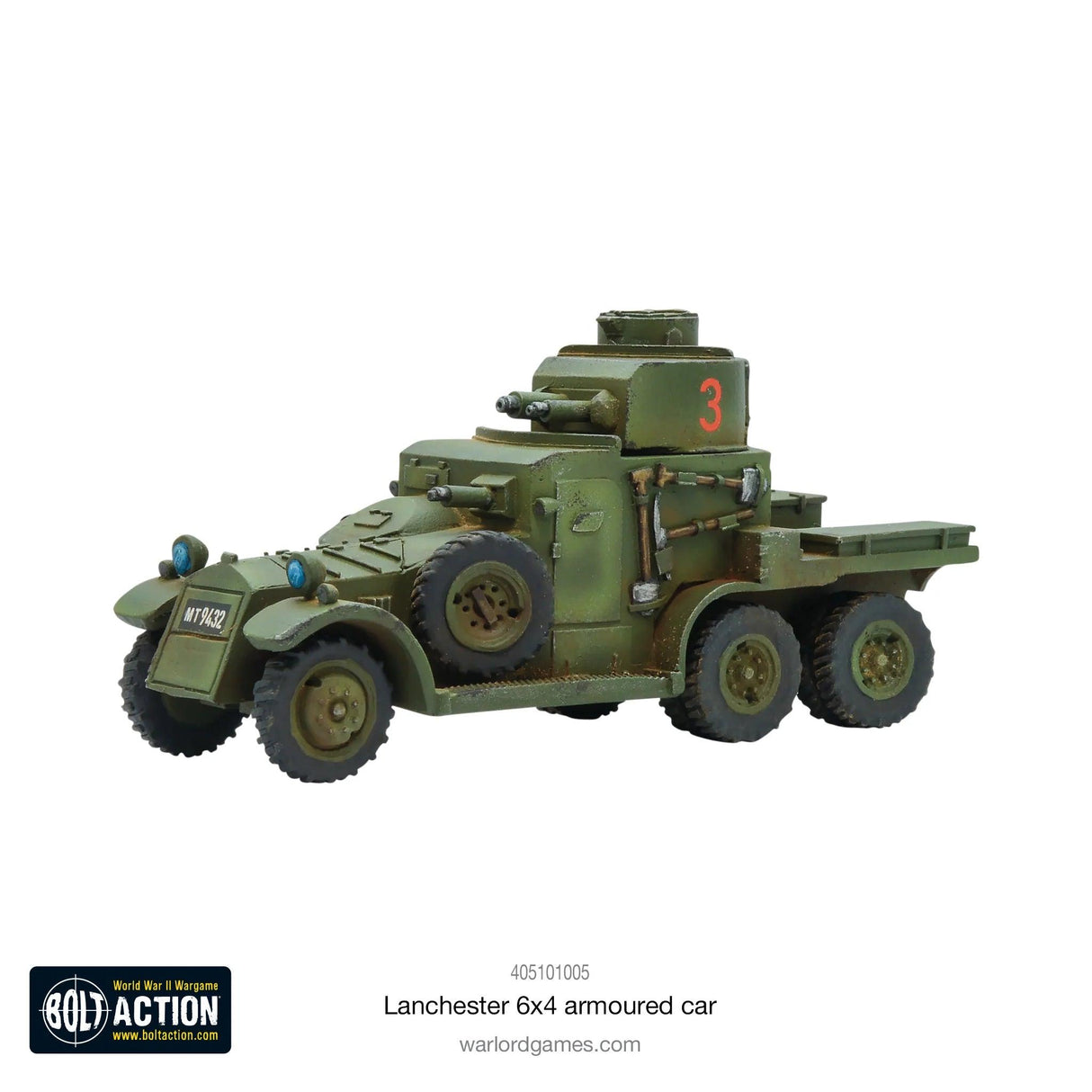 Bolt Action - Lanchester 6x4 armoured car