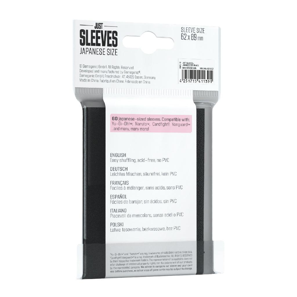 Gamegenic Just Sleeves Japanese Size Black