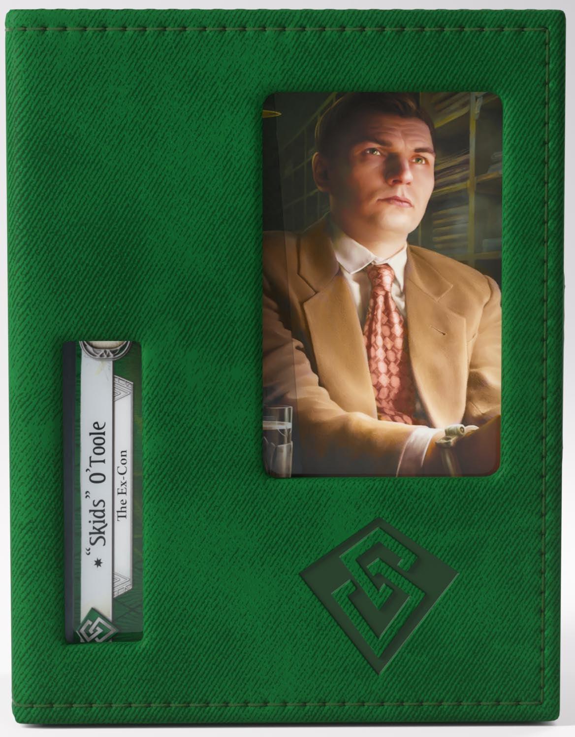 Gamegenic Arkham Horror Investigator Deck Tome Rogue (Green)