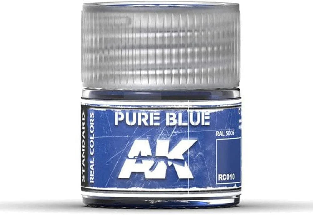 AK Interactive Real Colors - Acrylic Lacquer Paint 10ml bottle - Pure Blue
