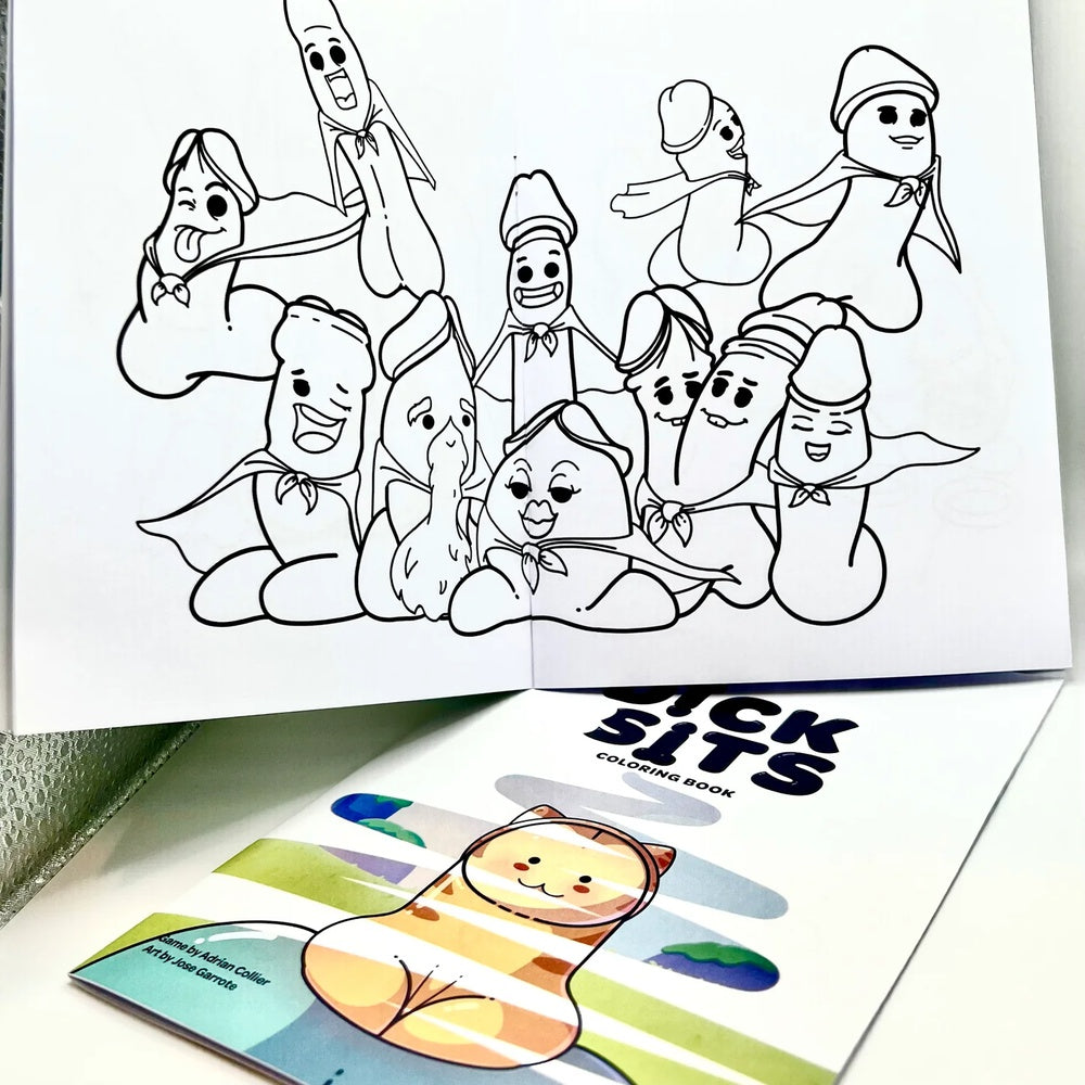 The Dick Sits - Coloring Book