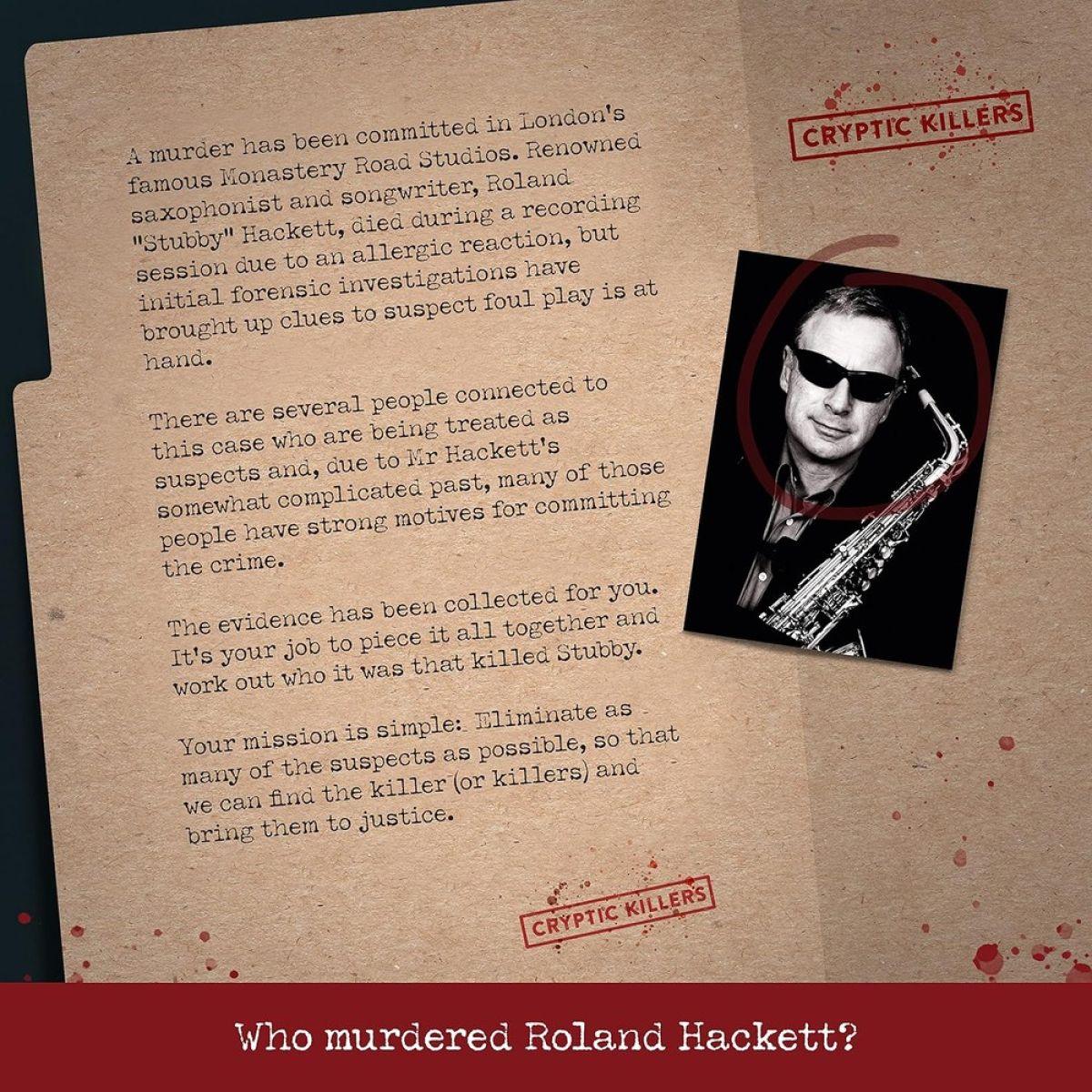 Cryptic Killers - Murder of a Musician