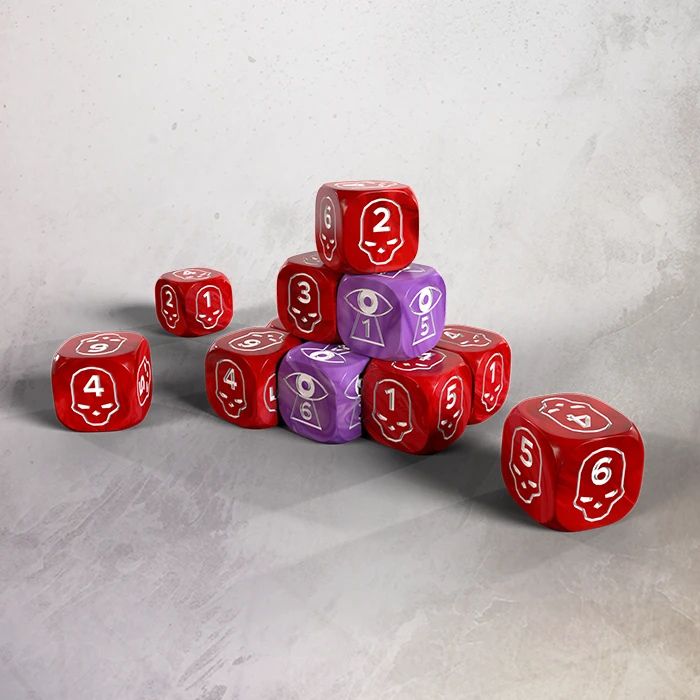 One page Rules - Wound and Spell dice Set (8+2) - Pre-Order