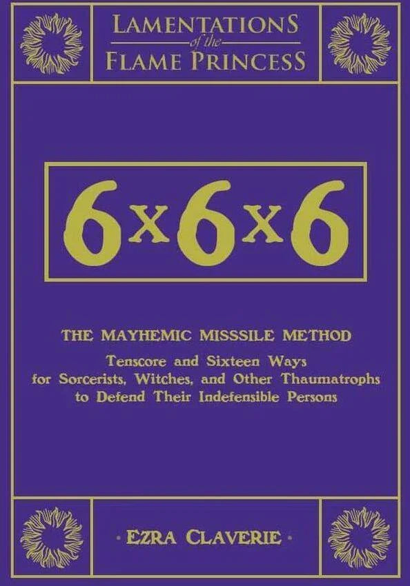 6x6x6 RPG The Mayhemic Misssile Method - Gap Games