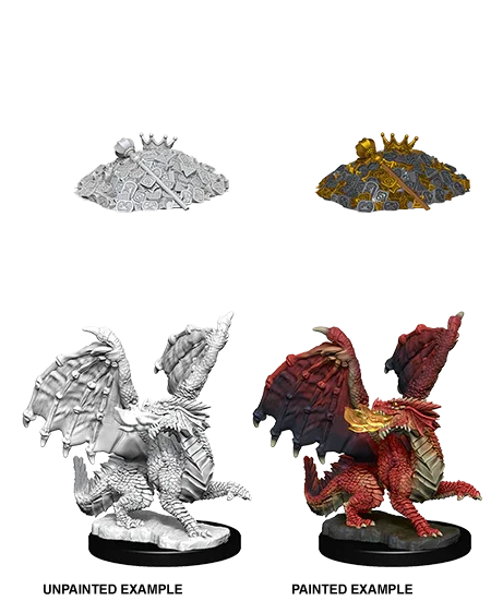 D&D Nolzurs Marvelous Unpainted Miniatures Red Dragon Wyrmling