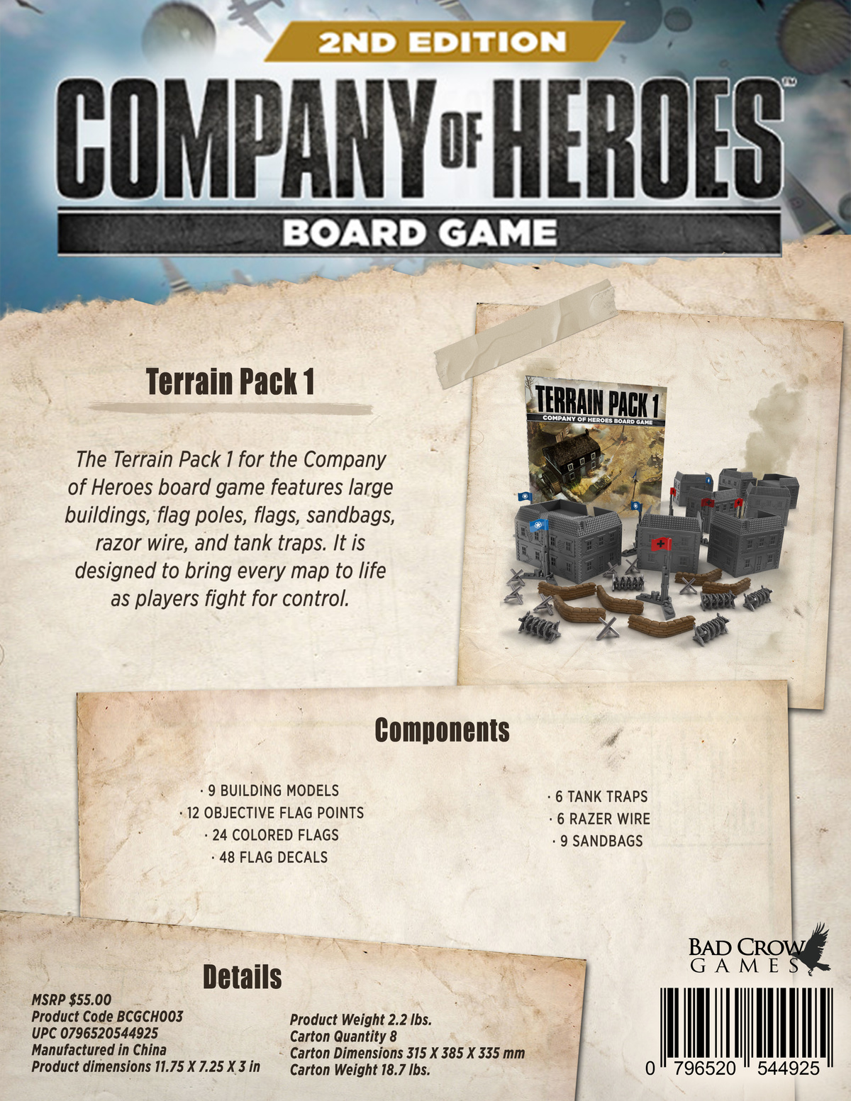 Company of Heroes (2nd Edition) Terrain Pack 1