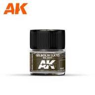 AK Interactive Real Colors - Acrylic Lacquer Paint 10ml bottle -GELBOLIV (LATE) RAL 6014