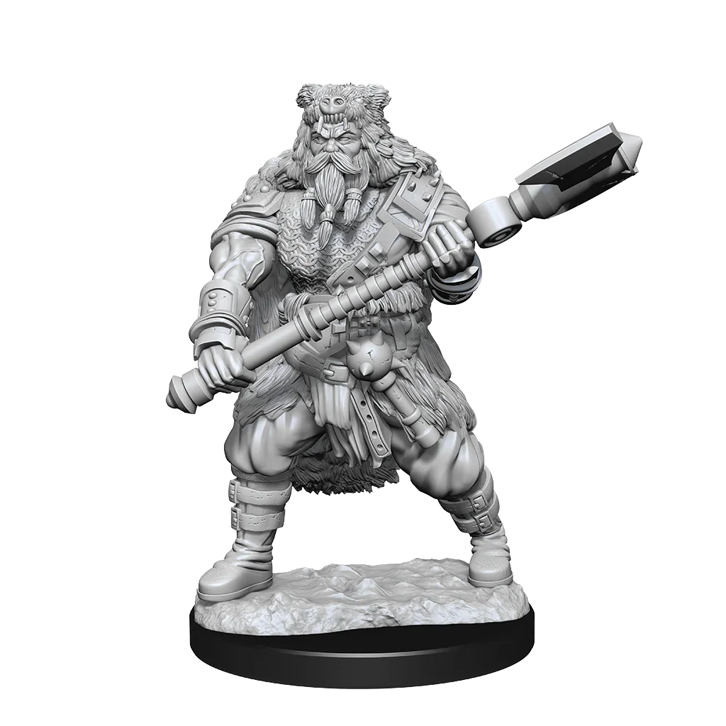 D&D Nolzurs Marvelous Unpainted Miniatures Human Barbarian Male