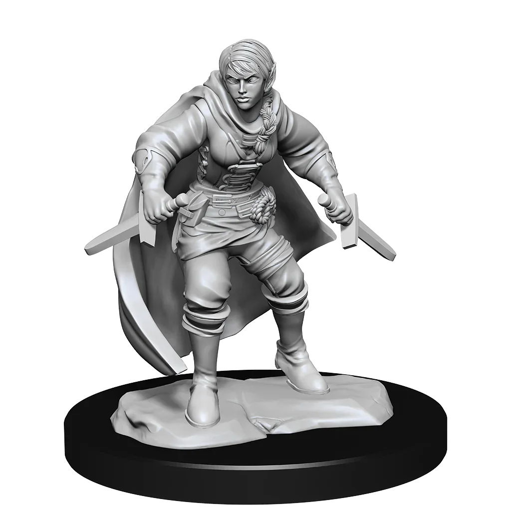 D&D Nolzurs Marvelous Unpainted Miniatures Half-Elf Rogue Female
