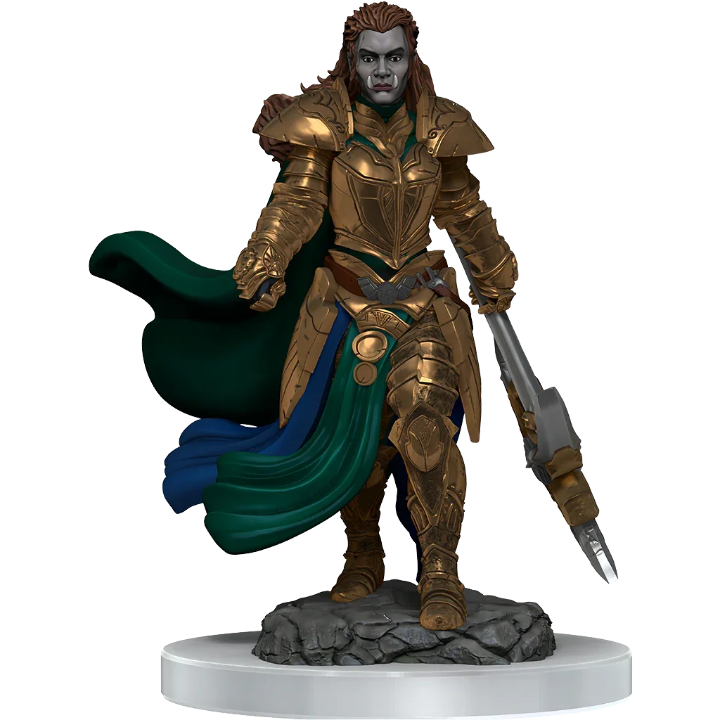 D&D Nolzurs Marvelous Miniatures Orc Fighter Female